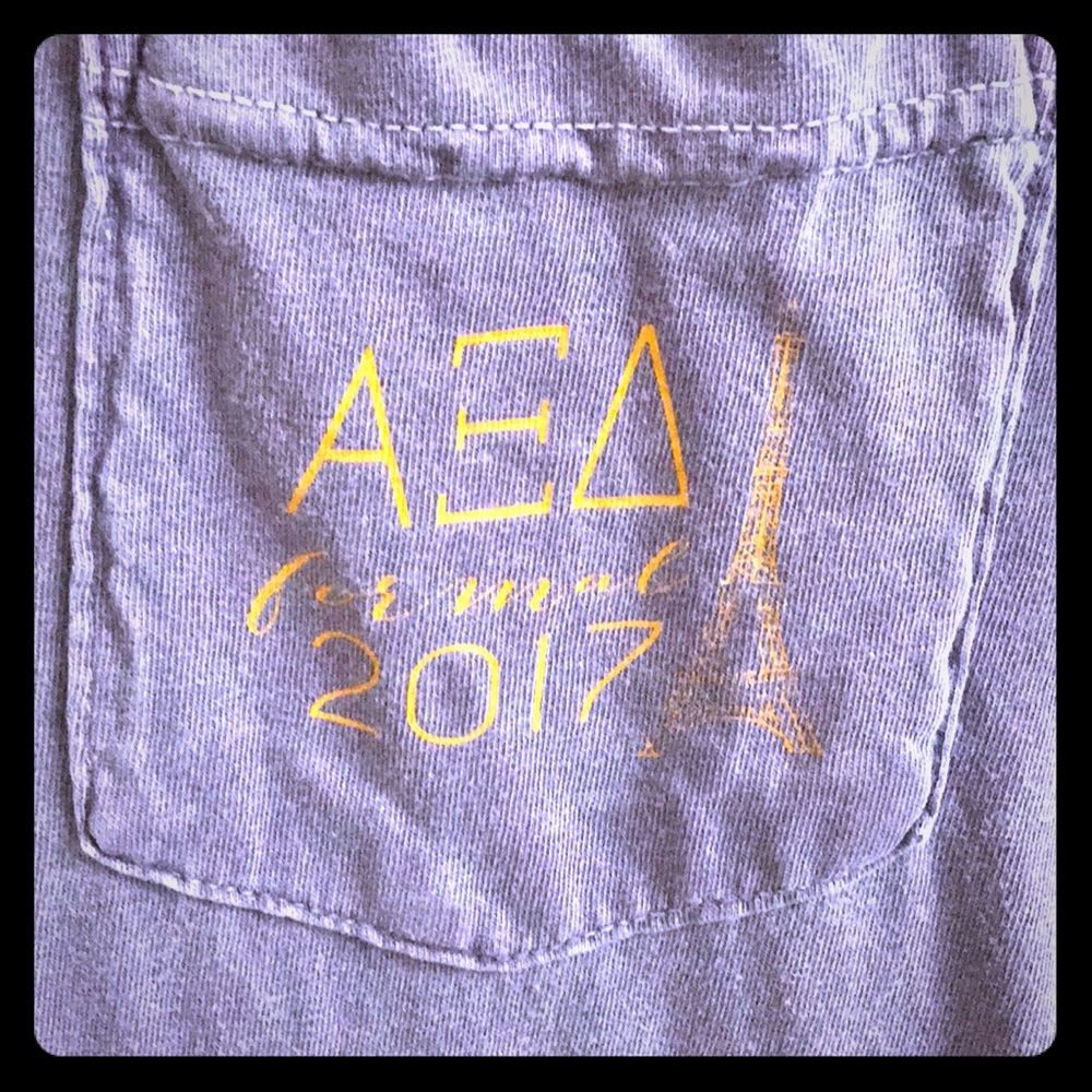 Alpha Xi Delta Formal Comfort Colors T-Shirt